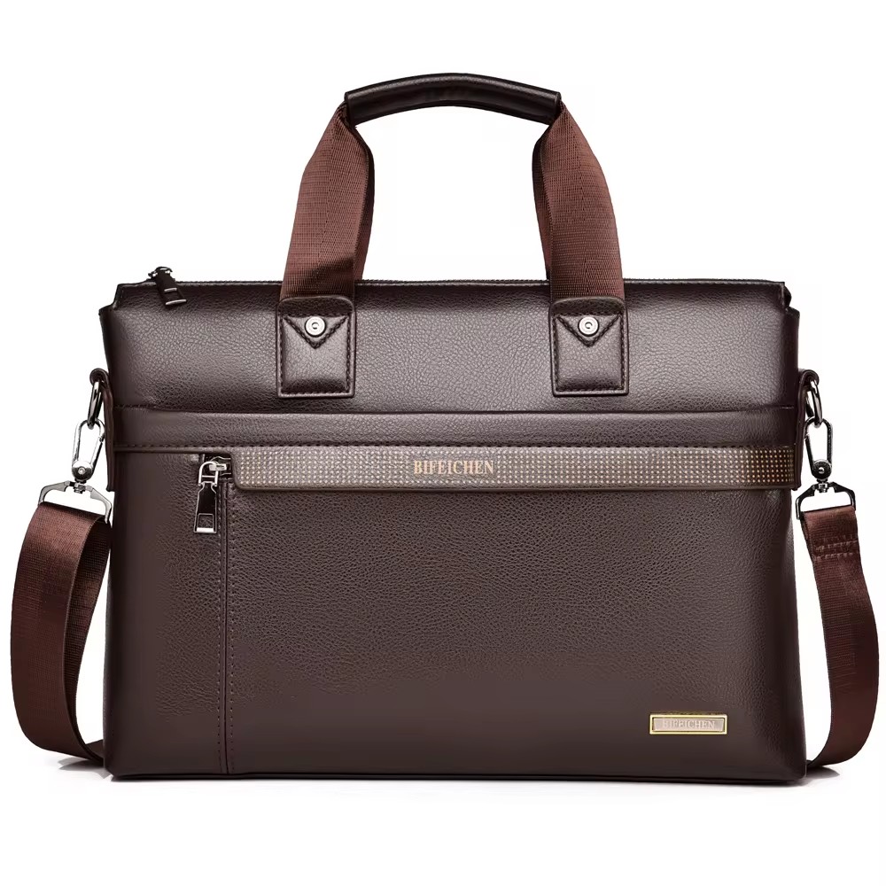 Leather Work Laptop Bag - 2026 Nieuwe Mannen Aktetas Hoge Kwaliteit