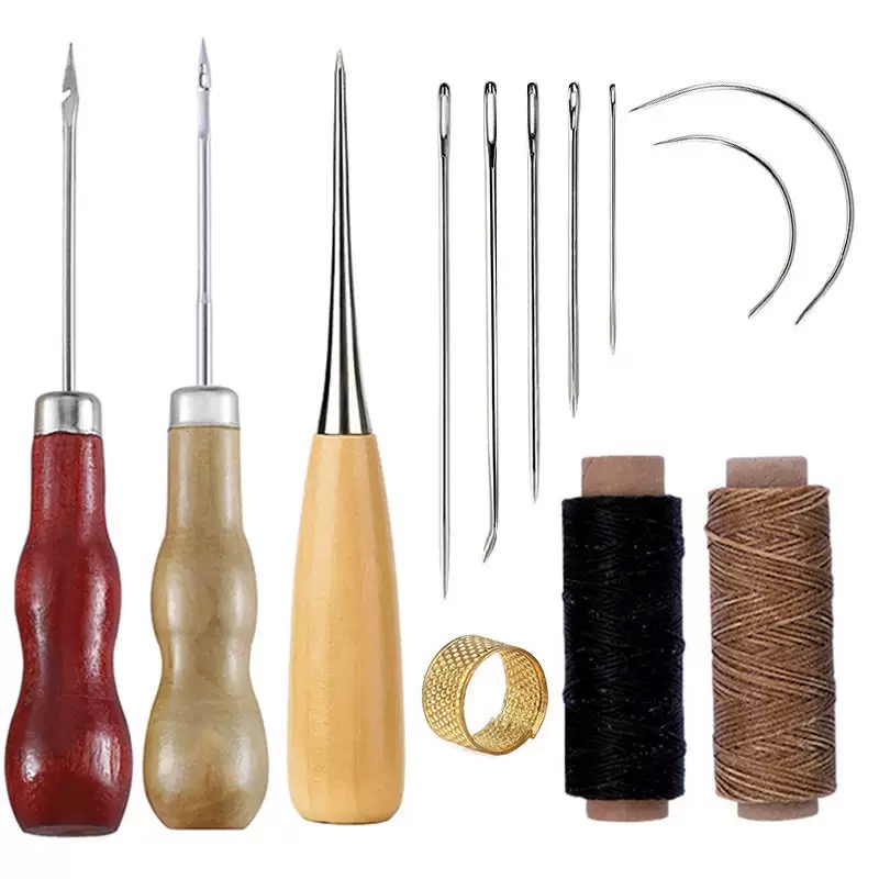 Leatherwork Needles - 13-delige lederen naaiset handtas schoen handgemaakte