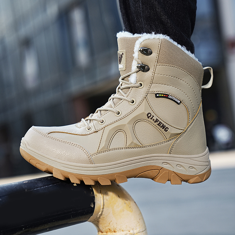 Leatherwork Training - Nieuwe heren winter outdoor wandelschoenen plus