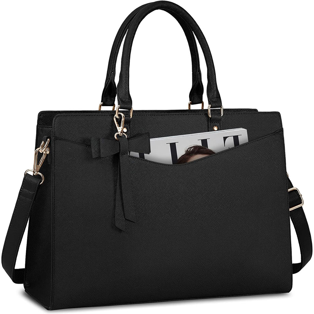 Leather Work Laptop Bag - Laptoptas voor dames 15,6 inch PU