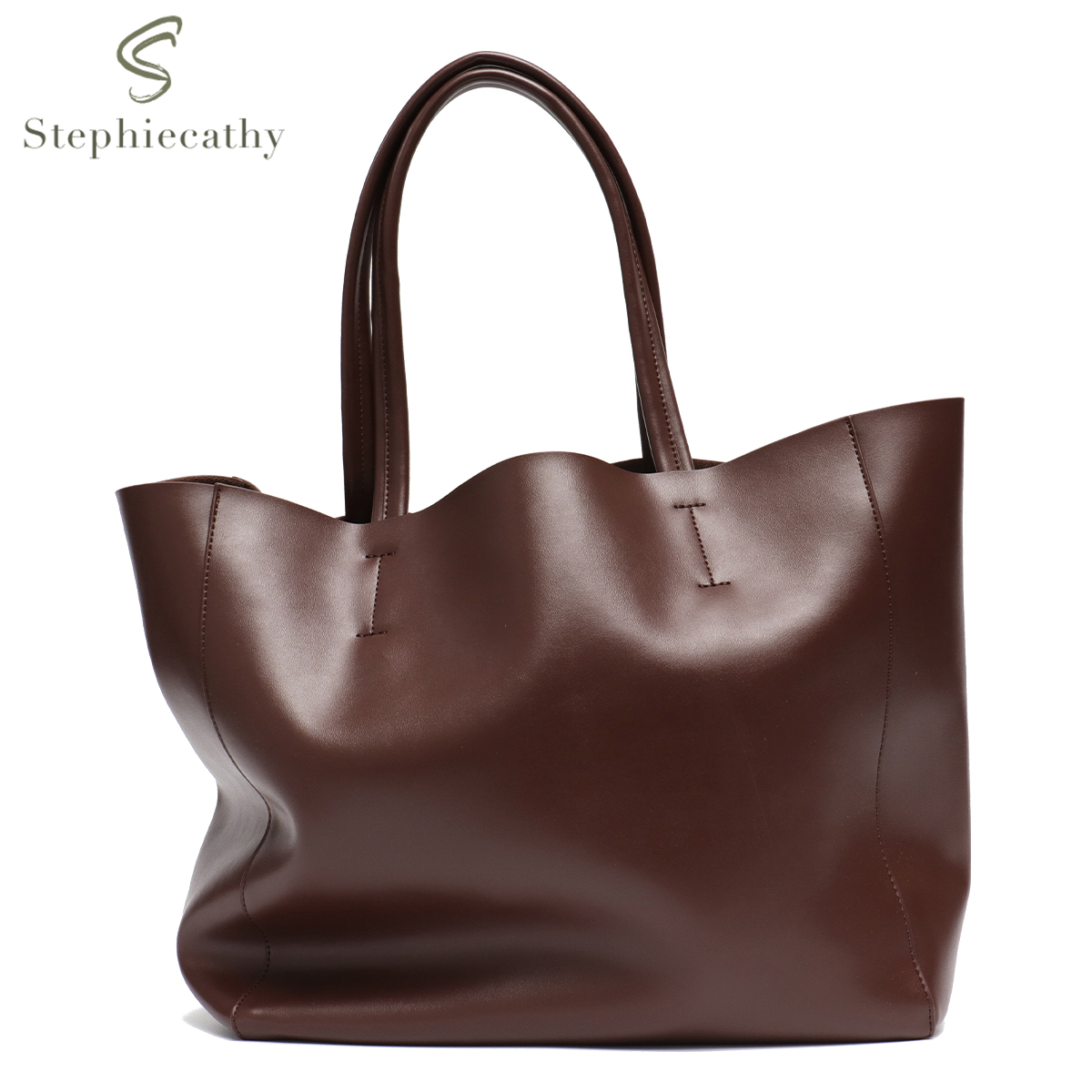 Leather Work Bag Women - Grote Capaciteit Draagtas Voor Vrouwen Mode