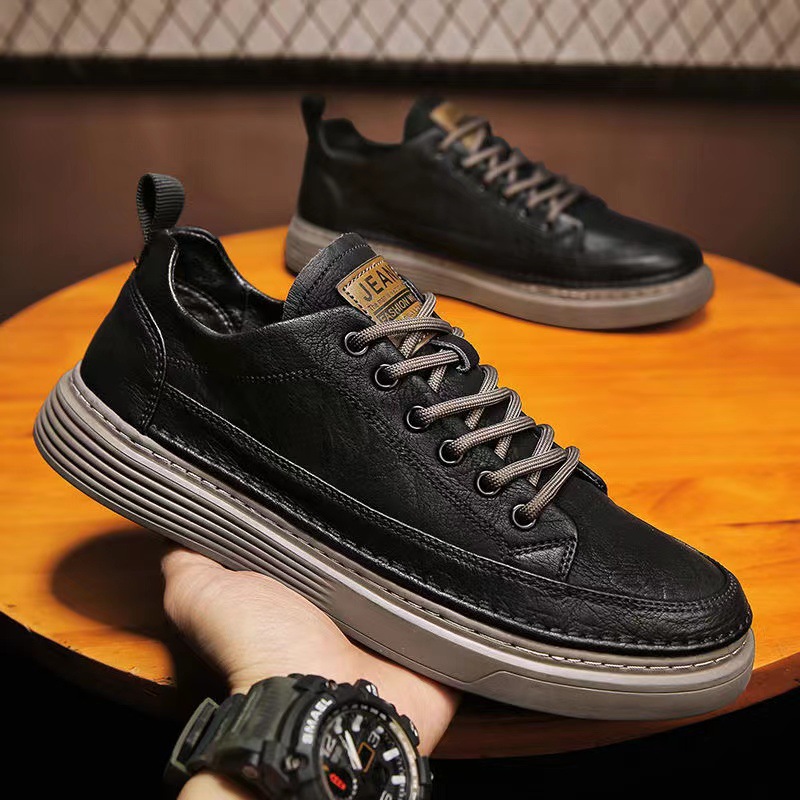 Leatherworking Leveling - Casual leren schoenen 2025, lente en