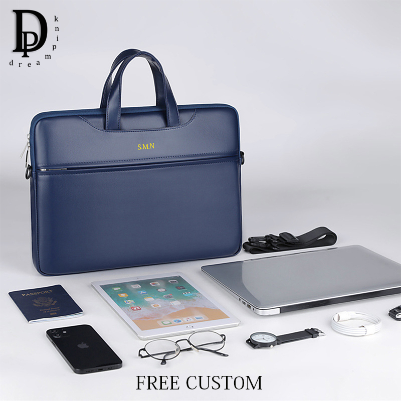 Leather Work Bag Women - Zakelijke Aktetas Voor Man Pu Lederen