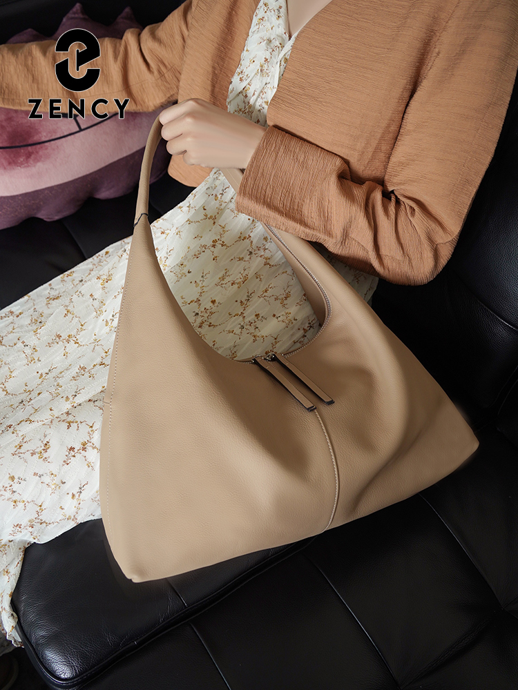 Zency Dames Echt Lederen Hobo  - Leather Work Bag Women recensie en prijs