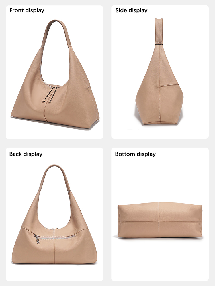 Zency Dames Echt Lederen Hobo  - Leather Work Bag Women recensie en prijs
