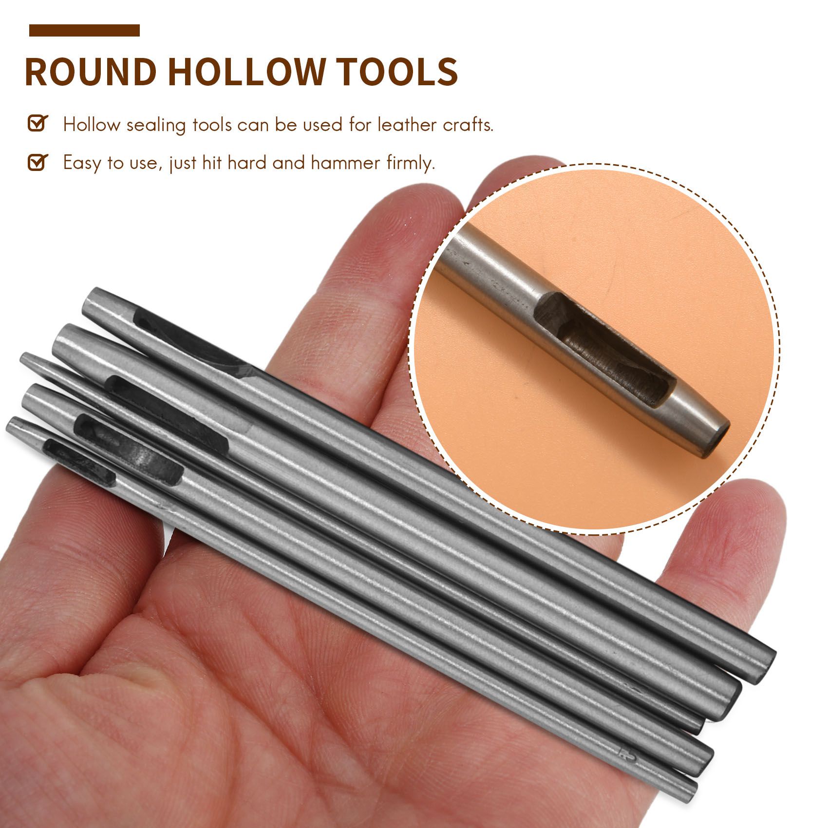 YWDZ-10 Stuks Lederen Perforat - Leatherwork Hole Punch recensie en prijs