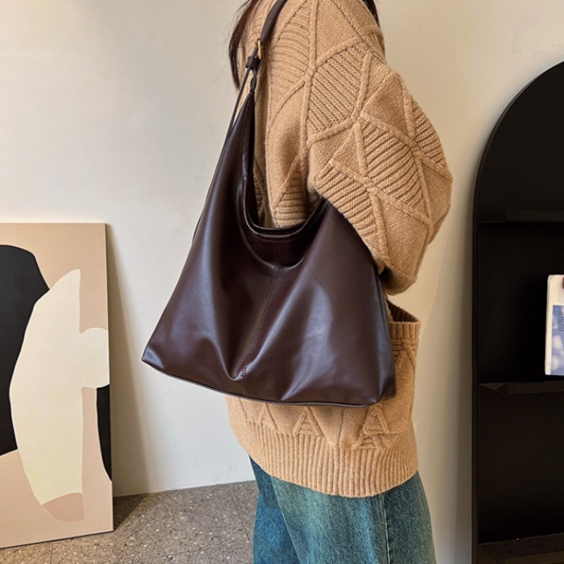 Zachte schoudertas van kunstle - Leather Work Bag Women recensie en prijs