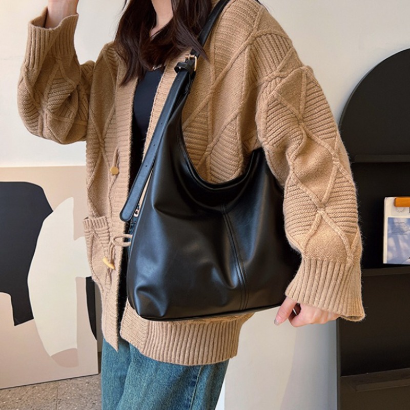 Zachte schoudertas van kunstle - Leather Work Bag Women recensie en prijs