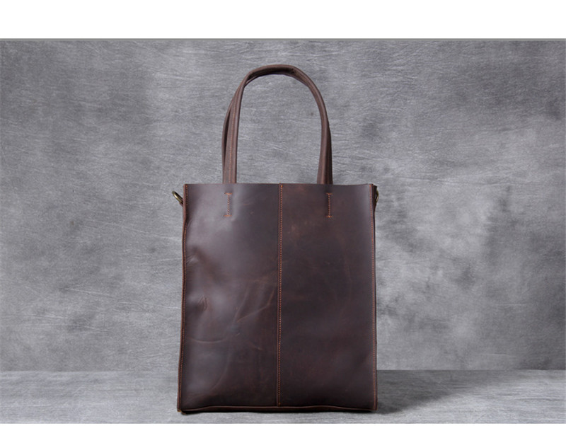 Vintage lederen heren handtas  - Leather Work Laptop Bag recensie en prijs