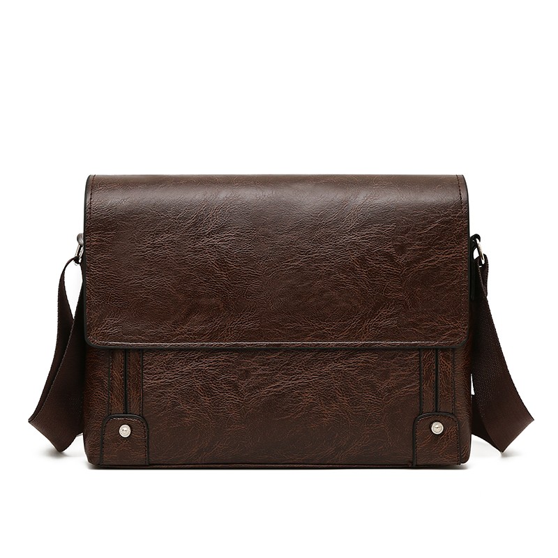 Aktetas voor heren van PU-leer - Leather Work Laptop Bag recensie en prijs