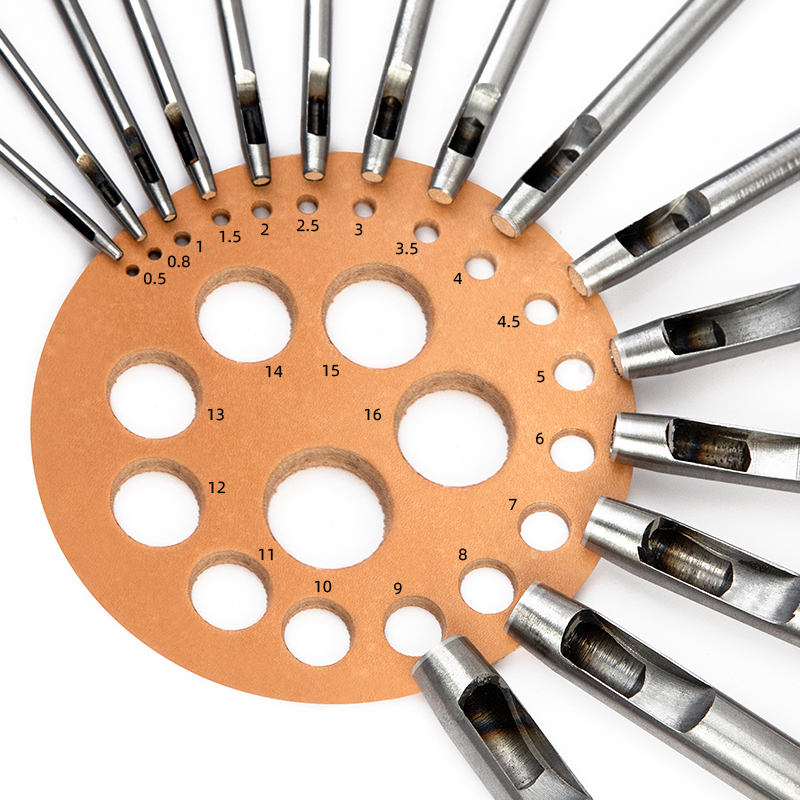 WUTA lederen ronde perforator  - Leatherwork Hole Punch recensie en prijs