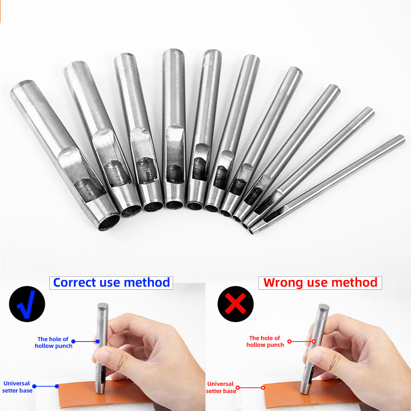 WUTA lederen ronde perforator  - Leatherwork Hole Punch recensie en prijs