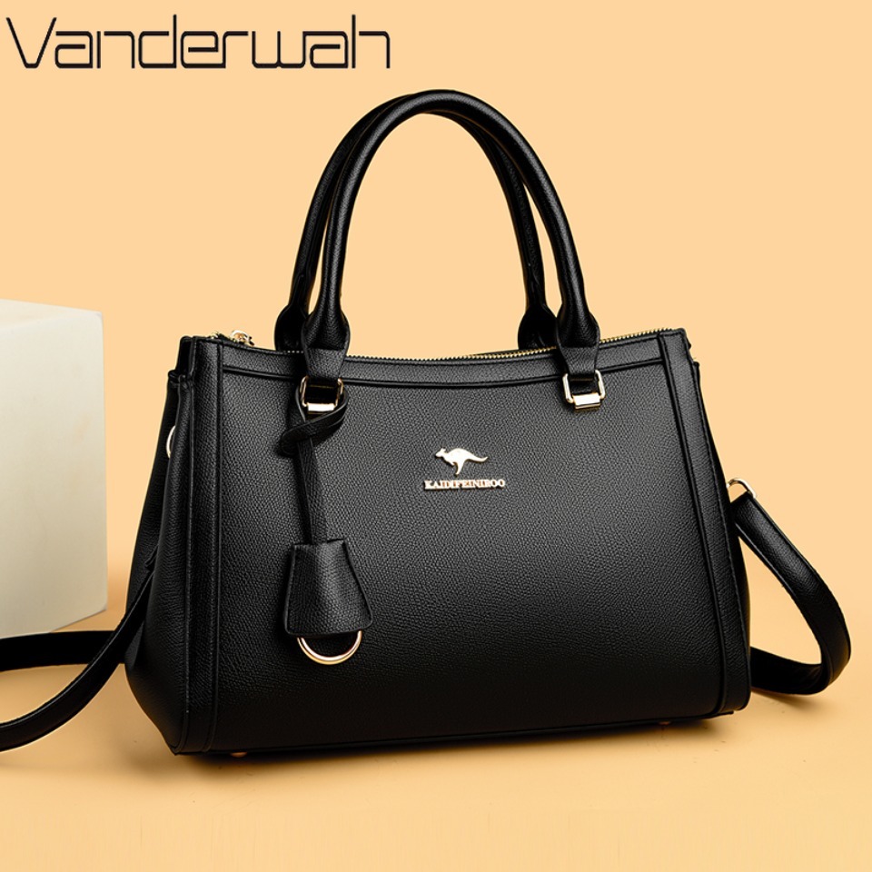Kangoeroe merk zachte PU leder - Leather Work Bag Women recensie en prijs