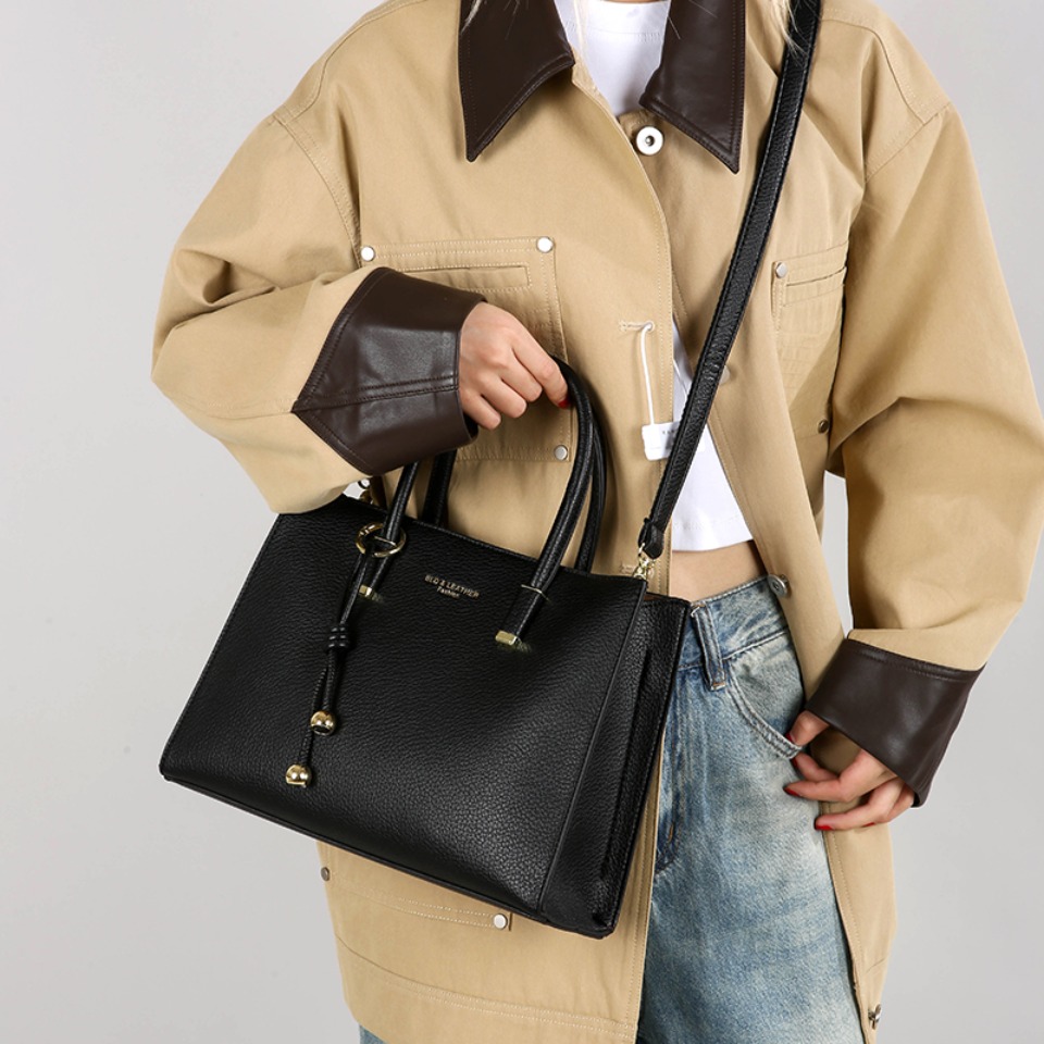 Echte merktas van topkwaliteit - Leather Work Bag Women recensie en prijs