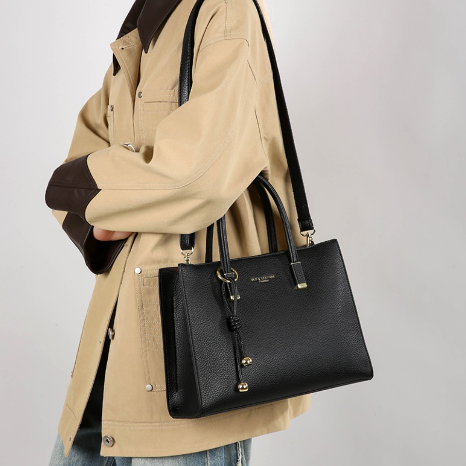 Echte merktas van topkwaliteit - Leather Work Bag Women recensie en prijs