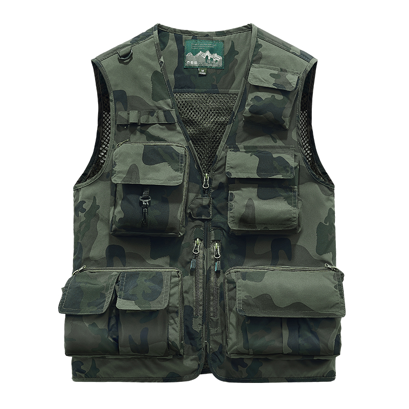 Geborduurd Vest Vissen Kleding - Leather Work Vest For Men recensie en prijs