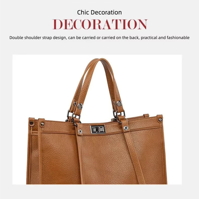 Dames Handtas met Grote Capaci - Leather Work Bag Women recensie en prijs