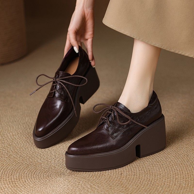 Dames Franse zachte leren plat - Leatherwork In French recensie en prijs
