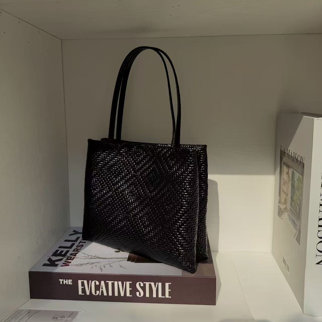 Mendy Echt Leder Geweven Print - Leather Work Bag Women recensie en prijs