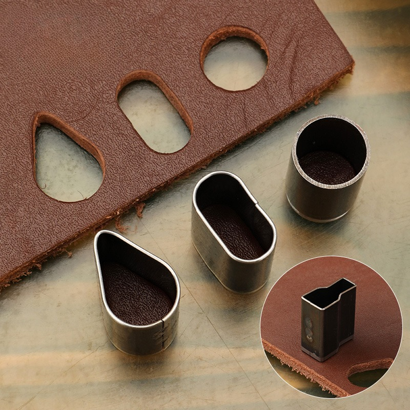 5 stks/6 stks korte kop holle  - Leatherwork Hole Punch recensie en prijs