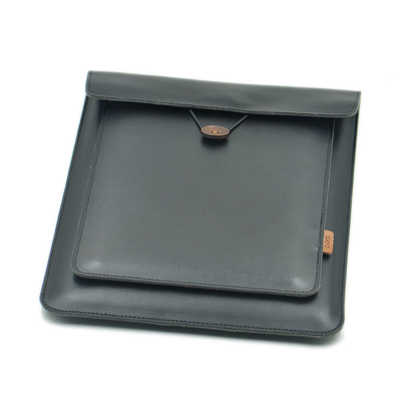 Dubbellaags laptoptas met hoge - Leather Work Laptop Bag recensie en prijs