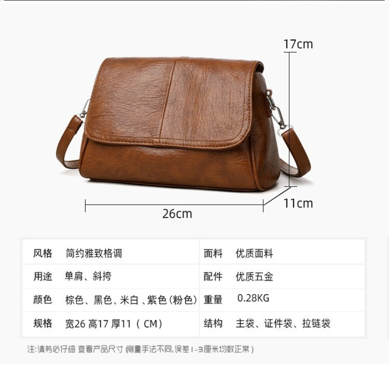 Zachte crossbodytas van kunstl - Leather Work Bag Women recensie en prijs