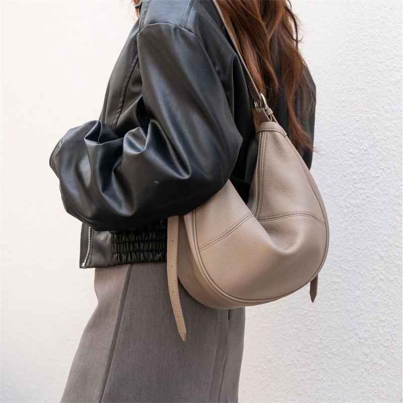 BURMINSA Echt Lederen Hobo Sch - Leather Work Bag Women recensie en prijs