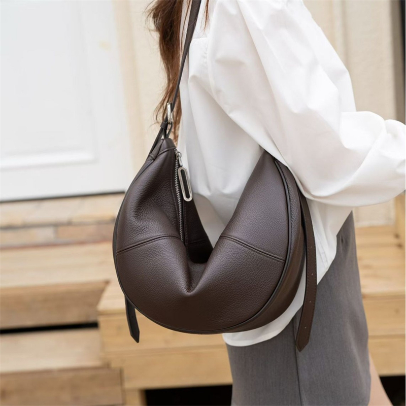 BURMINSA Echt Lederen Hobo Sch - Leather Work Bag Women recensie en prijs
