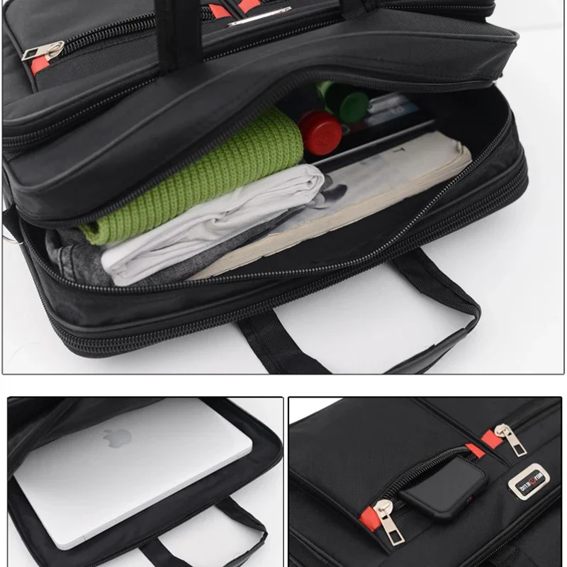 Eenvoudige Tote Heren Bedrijfs - Leather Work Laptop Bag recensie en prijs