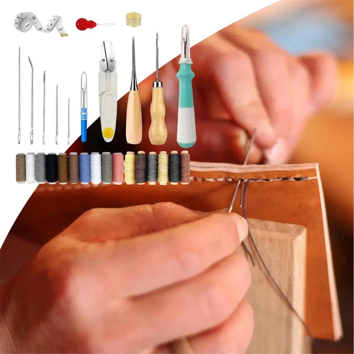 AA77 NIEUW Lederbewerkingsset  - Leatherwork Needles recensie en prijs