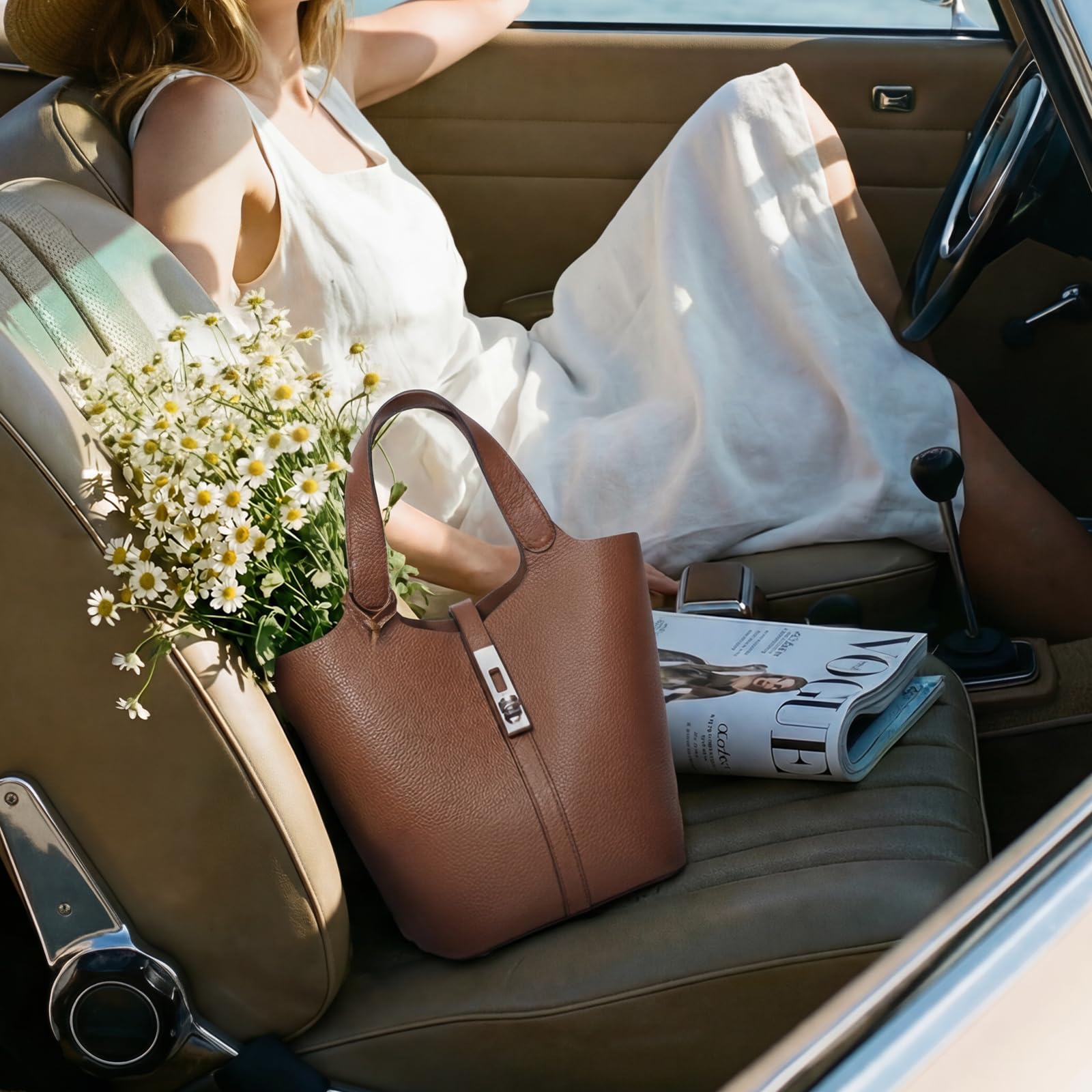 Emmertas voor vrouwen, handtas - Leather Work Bag Women recensie en prijs
