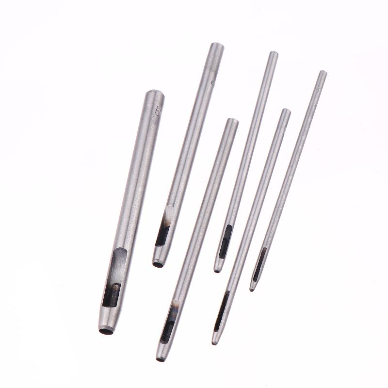 6 stuks holle punch set ronde  - Leatherwork Hole Punch recensie en prijs