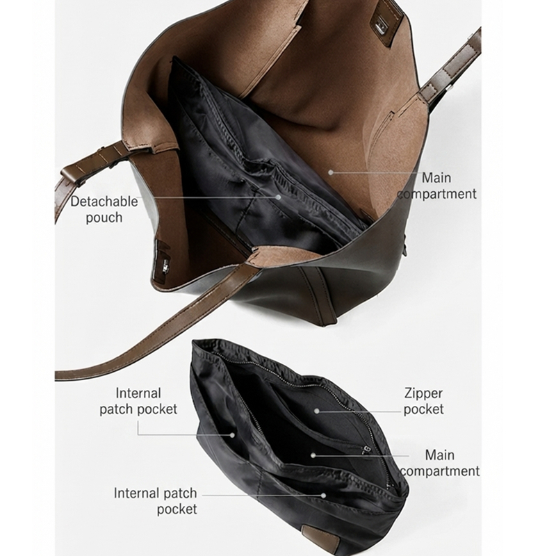 HIFASHION Grote, zachte, echte - Leather Work Bag Women recensie en prijs