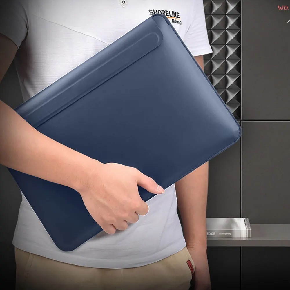 Nieuwe laptophoes voor MacBook - Leather Work Laptop Bag recensie en prijs